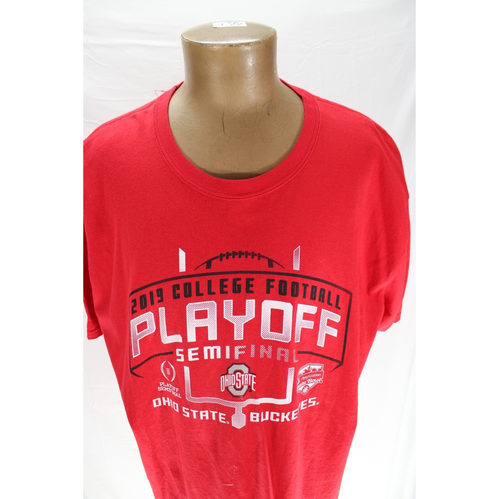 Ohio State Buckeyes College Football Playoff Fiesta Bowl 2019 Xl Red TShirt Ohio State Buckeyes College Football Playoff Fiesta Bowl 2019 Xl Red TShirt